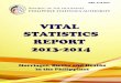 Vital Statistics Report - Philippine Statistics Authority VSR (Final).pdfThe Vital Statistics Report 2013-2014 presents statistics on marriages, ... Form No. 97 2. Certificate of Live