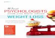 What PSYCHOLOGISTS€¦ · PSYCHOLOGISTS What If you’re ... a weight-loss solution that can make a real di˜ erence. ... EFT involves exposing yourself to that food then tapping