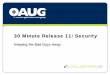 30 Minute Release 11i Security - Welcome - SecureDBA · ... Oracle support, ... and Oracle management briefings. ... • MetaLink Doc 189367.1 – Securing The E-Business Suite) •