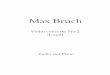 Max Bruch - El Atril para violin 2 en d... · Violin concerto No.2 d-moll Max Bruch Violin and Piano. 39 resc. Horn.FaR0tt . SOLO Tutti . Created Date: 4/12/2006 2:47:23 PM