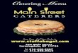 Catering Menu - Stuff a Bagel 234 Main Street Farmingdale, NY 11735 Tel: 516-420-4287 Fax: 516-420-9262 Save Time - Call Your Order In Catering Menu