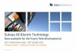 Subsea All-Electric Technology - SUT | Society for ... · Subsea All-Electric Technology Now available for the future field developments SUT Control Down Under – 20th October 2016