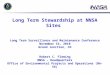 [PPT]PowerPoint Presentation - US Department of Energy Tuesday/06 General... · Web viewLong Term Stewardship at NNSA Sites Long Term Surveillance and Maintenance ConferenceNovember