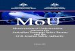 Memorandum of Understanding between the Australian ... · Memorandum of Understanding between the Australian Transport Safety Bureau and the Civil Aviation Safety Authority February