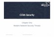 CCNA Security S1 1 [Modo de compatibilidad]€¢ Selecting and implementing countermeasures • Network security design What is Network Security? National Security Telecommunications