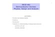 1 EECE 480 Semiconductor Devices: Physics, Design and … · EECE 480 Semiconductor Devices: Physics, Design and Analysis ... " The complexity for minimum component costs ... Artificial