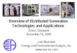 Overview of Distributed Generation Technologies … Bluestein...Overview of Distributed Generation Technologies and Applications Dover, ... Gas Turbine 5000 12,590 27.1 69.0 663 773
