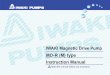 IWAKI Magnetic Drive Pump MD-R (M) type Instruction Manual · IWAKI Magnetic Drive Pump MD-R (M) type Instruction Manual. Thank you for selecting an Iwaki MD-R type Magnetic Drive
