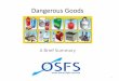Dangerous Goods - Owen Sound Flight Servicesflyos.ca/.../04/Dangerous-Goods-2017-Revision-Web2.pdf · • Dangerous goods are articles or substances that are capable of posing a 