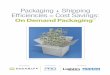 Packaging + Shipping Efficiencies = Cost Savings · Introduction Research repeatedly shows that materials handling departments operate ... Percent of Materials Handling Budget Spent