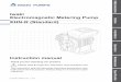 Safety instructions Iwaki Electromagnetic Metering Pump ... · Iwaki Electromagnetic Metering Pump EHN-R (Standard) Instruction manual ... EHN-B11•16•21, C16•21 : 2.16 N•m