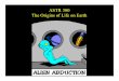 ASTR 380 The Origins of Life on Earthmiller/teaching/astr380f08/slides10.pdf · The Origins of Life on Earth ... Slides and presentations/discussion in class ... messenger RNA is