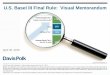 U.S. Basel III Final Rule: Visual Memorandum · U.S. Basel III Final Rule: Visual Memorandum April 30, 2015 ... 3 U.S. Basel III Standardized Risk Weights for Credit Risk: Comparison