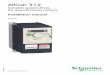 ATV312 installation manual - Switchrite · Communication manuals: Modbus, CANopen, ... These manual describes the assembly, connection to the bus or network, signaling, diagnostics,