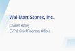 Wal-Mart Stores, Inc. · Wal-Mart Stores, Inc. on March 26, 2013. 5. Capital Expenditures (Capex or capital spending) – refers to Wal-Mart’s payments for property and equipment