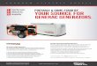 PORTABLE & HOME STAND BY YOUR SOURCE FOR GENERAC GENERATORS.€¦ · GENERAC GENERATORS. YOUR SOURCE FOR GP Series Portable Generators With a GP Series portable generator, you get