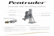 Pentruder MD1 HF-drilling machine - ddequip.co.zaddequip.co.za/wp-content/uploads/2016/07/PB-MD1-HF-english.pdf · • The Pentruder MD1 drill system is a versatile and very powerful
