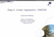 Linear regression / ANOVAstaff.pubhealth.ku.dk/~sr/MPH/slides/dag4.pdf ·  · 2017-05-05Linear regression / ANOVA Susanne Rosthøj ... One-way ANOVA In one-way ANOVA we ... therefore