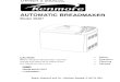 AUTOMATIC BREADMAKER - Bread Machine Digest · AUTOMATIC BREADMAKER Model 48487 CAUTION: Before using this Breadmaker, read this manual and follow all its Safety Rules ... Whole Wheat