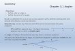 Geometry Chapter 3.1 Angles - Jal, NM Angles... · Geometry Chapter 3.3 Angle Addition Postulate Objectives: ... You have learned that a line segment has a midpoint that bisects the