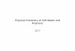 Physical Chemistry of Soft Matter and Polymers - unibas.chpcsp/2017/PCSP-2017-1FcursS.pdf · Physical Chemistry of Soft Matter and Polymers Lecture: ... G. M. Kontogeorgis, S. Kill,