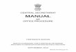 CENTRAL SECRETARIAT MANUAL - All India Council … Reforms & Public Grievances is bringing out the Thirteenth Edition of the Central Secretariat Manual of Office Procedure (CSMOP)