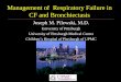 Management of Respiratory Failure in CF and Bronchiectasispaccm.pitt.edu/MICU/topics/PDF/Cystic fibrosis and bronchiectasis.pdf · Joseph M. Pilewski, M.D. University of Pittsburgh
