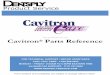 Cavitron Parts Reference · Cavitron® Parts Reference ... Part numbers and availability are subject to change without notice. ... B19 Replacement Fill Cap for Powder Bowl 81728