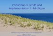 Phosphorus Limits and Implementation in Michigan Limits and Implementation in Michigan Michigan Department of Environmental ... • Installed a Dual-stage DynaSand Filter system •