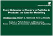 From Molecules to Clusters to Particles to Products: the ... Dimitrios Toroz.pdf · From Molecules to Clusters to Particles to Products: the Case for Modelling ... Stability of p-amino