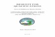 CONSULTING AND STORMWATER ENGINEERING ... 4 of 13 TABLE OF CONTENTS REQUEST FOR QUALIFICATIONS CONSULTING SERVICES FOR CIVIL, UTILITY AND STORMWATER ENGINEERING, SURVEY, GEOTECHNICAL