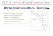 Digital Communications - Overview - Abrar Hashmi's Blog ·  · 2016-03-01Digital Communications - Overview ... (or source coding) –Error Correction (or channel coding) ... digital