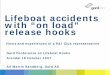 Lifeboat accidents with “on load” release hooks - GARD · Accidents with on load release hooks ... Worst scenario: ... In 1996 a Gard covered vessel answered a distress call from
