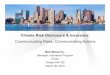 Climate Risk Disclosure & Insurance - UNC School of La · Climate Risk Disclosure & Insurance: ... 2005 2010 2015 NAIC Climate Change and Global Warming Task Force ... NY, WA, CT