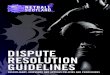 DISPUTE RESOLUTION GUIDELINES - … · netball scotland dispute resolution guidelines disciplinary, grievance and appeals policies and procedures