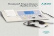 Clinical Impedance AZ26 Audiometer - Widex Hong Kong · AZ26 Applications The AZ26 clinical impedance audiometer is built to meet the demands of clinics and hearing specialists who
