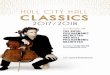 HULL CITY HALL CLASSICS · We are delighted to continue our exciting lecture series ... to welcoming you to Hull City Hall Classics 2017/18 ... Hull City Hall Hull Philharmonic 