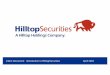 Client Document: Introduction to HilltopSecurities … Document: Introduction to HilltopSecurities April 2016 2 HilltopSecurities Southwest Securities + FirstSouthwest = HilltopSecurities