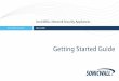 Getting Started NSA 2400...SonicWALL NSA 2400 Getting Started Guide Page 1 SonicWALL NSA 2400 Getting Started Guide This Getting Started Guide provides instructions for basic installation