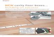 NEW cavity ﬂ oor boxes building on success cavity ﬂ oor boxes... building on success Legrand’s new range of cavity ... available in any RAL reference to suit a building’s 