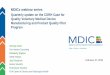 Quarterly update on the CDRH Case for Quality Voluntary ...mdic.org/wp-content/uploads/2018/03/20180227-MDICx-MDDP-slides.pdfQuality Voluntary Medical Device ... lessons learned incorporated