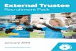 External Trustee - yourstudentsunion.com · This pack contains an overview of the role and information about how ... Training: We utilise the ... As a trustee you will be vital in