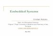 Embedded Systems - bme.teiath.gr Systems.pdf · Embedded Systems May 2016 ... Encyclopedia of Medical Devices and Instrumentation, 2nd Edition, Vol. 1, ISBN:978-0-470-04066-9, 