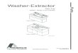 Washer-Extractor Parts Manual · Electrical Box - Design 3 Models ... Information in this manual is applicable to this washer-extractor model: ... 16 F8458101 Front Skirt Assembly