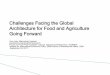 Challenges Facing the Global Architecture for Food …iiep/assets/docs/foodprice_UmaLele.pdfChallenges Facing the Global Architecture for Food and Agriculture Going Forward Uma Lele,