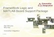 FrameWork Logic and MATLAB Board Support Package · FrameWork Logic and MATLAB Board Support Package Dan McLane ... Traditional VHDL Coding Xilinx System Generator ... FIR Filter