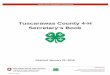 Tuscarawas County 4-H Secretary’s Book - Ohio State … STATE UNIVERSITY EXTENSION ohio4h.org CFAES provides research and related educational programs to clientele on a nondiscriminatory