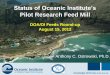 Pilot Research Feed Mill - hawaii.govarchive.jan2013.hawaii.gov/hdoa/add/animal-feedstock-program... · Meat & Bone meal 1,200 250 ... Fish Company, Hawaii Seafood Council (2011)