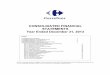 2013 Consolidated Financial Statements - Carrefour Consolidated Financial... · This is a free translation in English of the Carrefour Group’s 2013 Consolidated Financial Statements