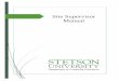 Site Supervisor Manual - Stetson University€¦ ·  · 2017-12-21Certificate Options ... Site Supervisor Manual 4 Introduction Site supervisors provide a valuable service to the